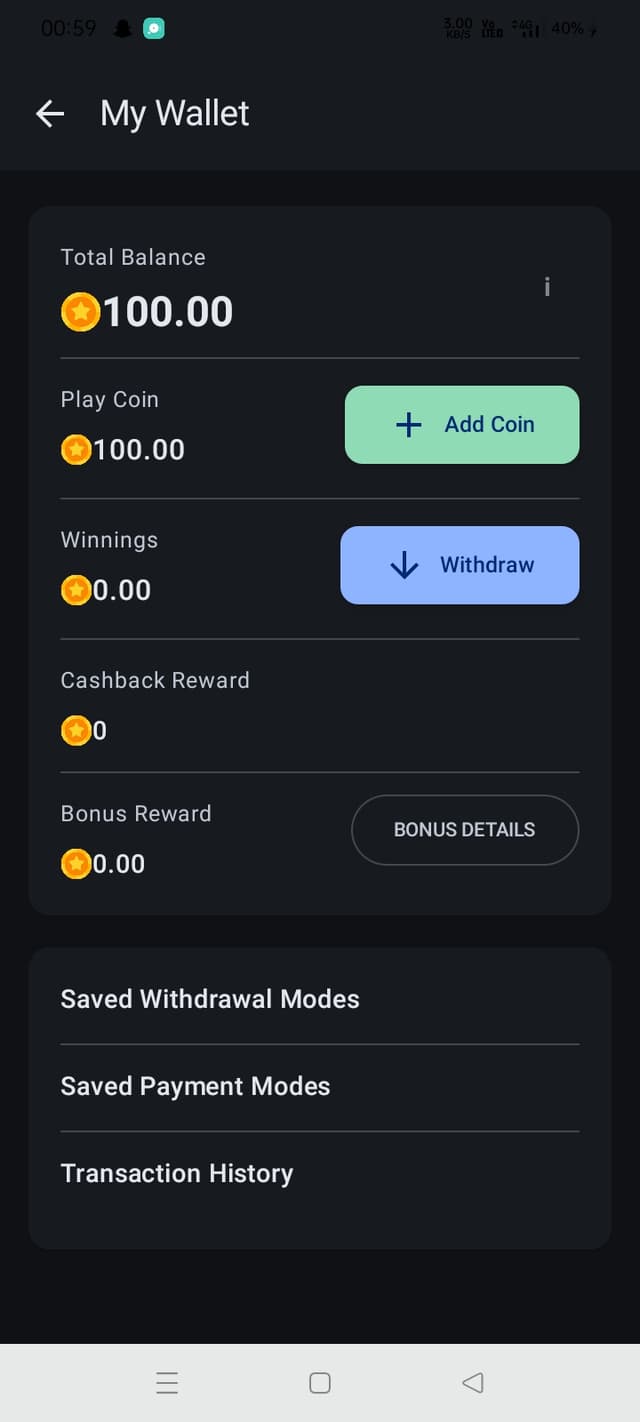 App Screenshot 4 - Wallet